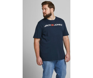BOSS Hugo Men's Logo Short Sleeve T-Shirt - Navy Cotton Crew Neck Tee, Medium