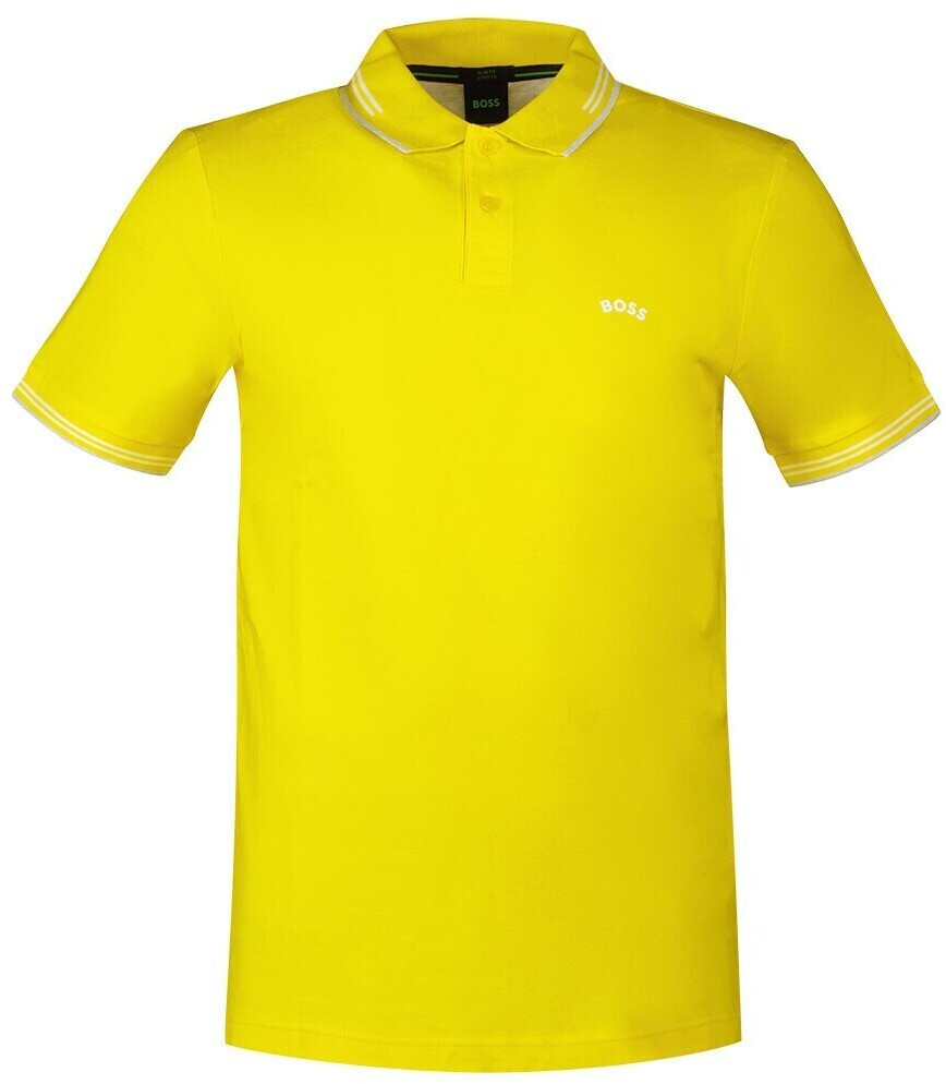 Yellow hugo boss polo online