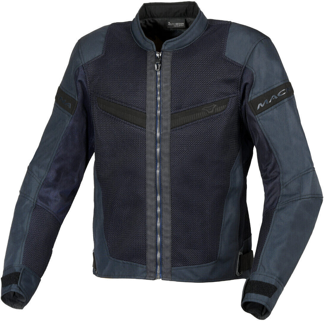 Photos - Motorcycle Clothing Macna Velotura Jacket black/blue 