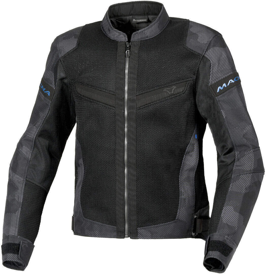 Photos - Motorcycle Clothing Macna Velotura Jacket black/camo grey 