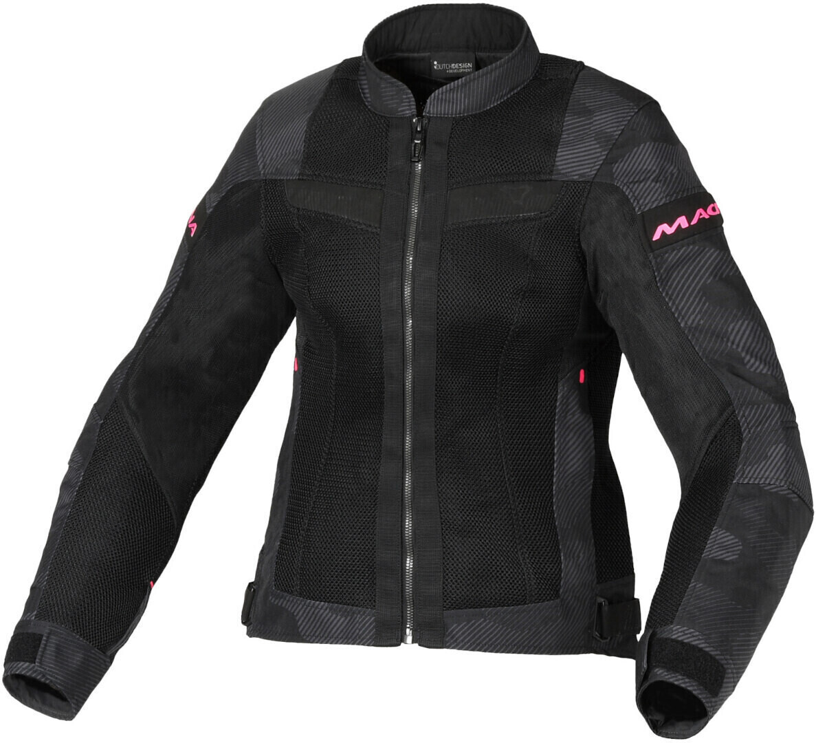 Macna Blouson Velotura Lady noir/gris camouflage