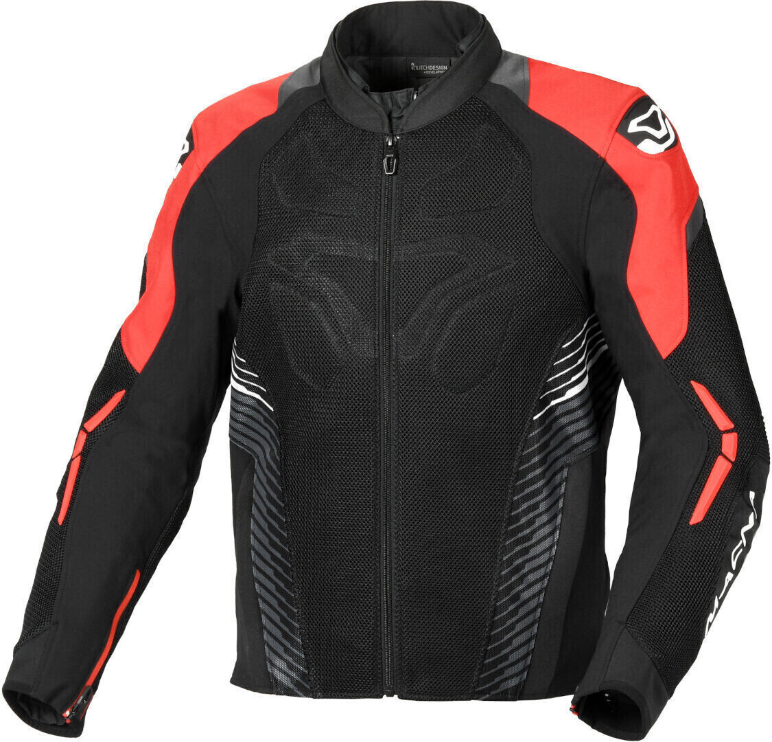 Photos - Motorcycle Clothing Macna Novic Jacket black/red 