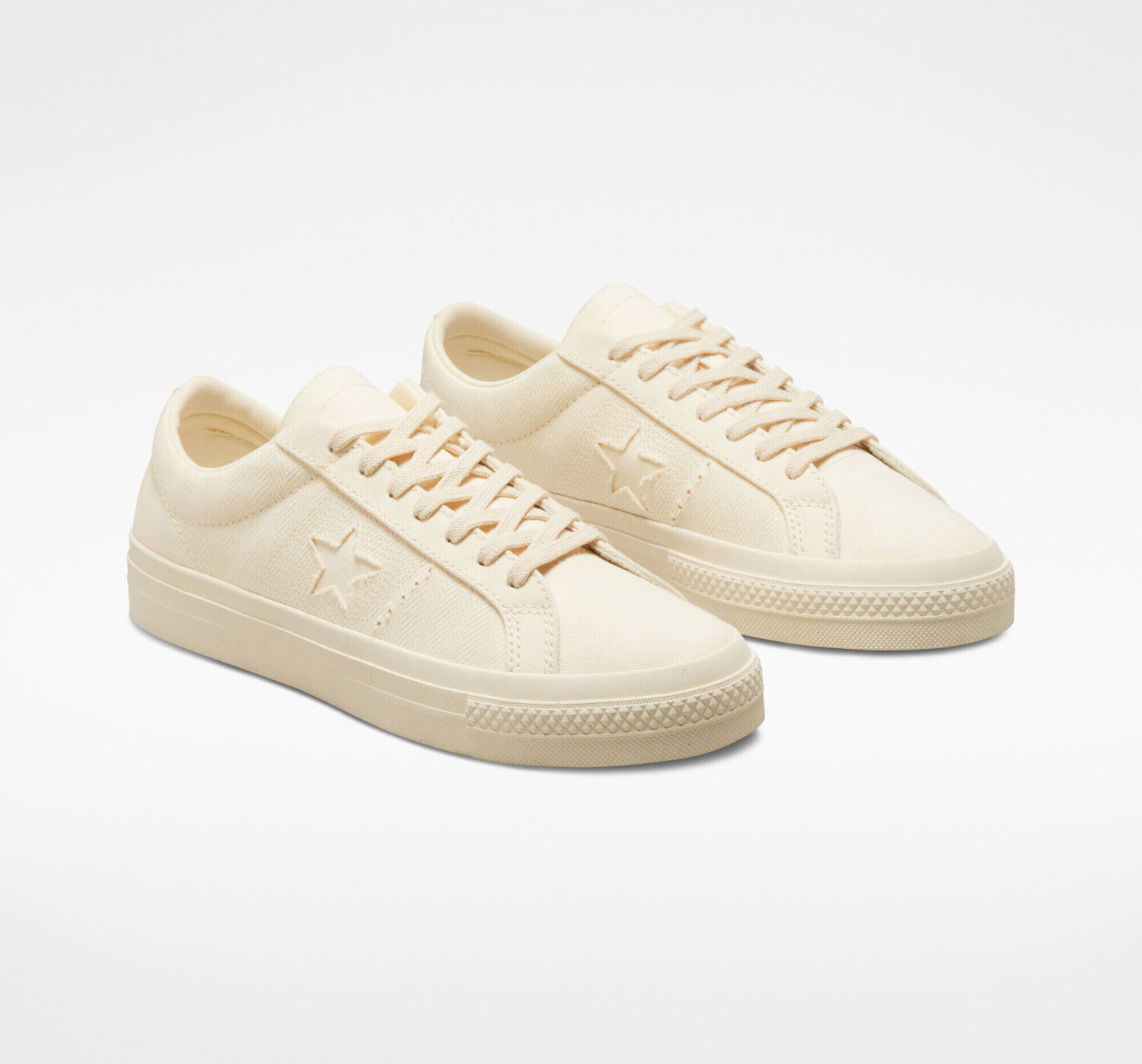 Cream converse best sale one star