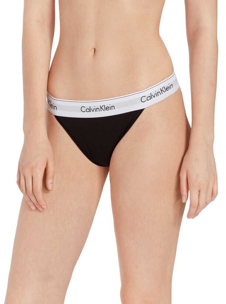 Calvin Klein Modern High Leg Thong black (000QF4977A-001)