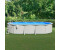 vidaXL Steel swimming pool 610 x 360 x 120 cm with ladder (3098044)