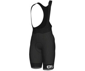 ALE Men's Corsa Pragma Cycling Bib Shorts – Black/White, Pro-Level Comfort & Padded Lycra