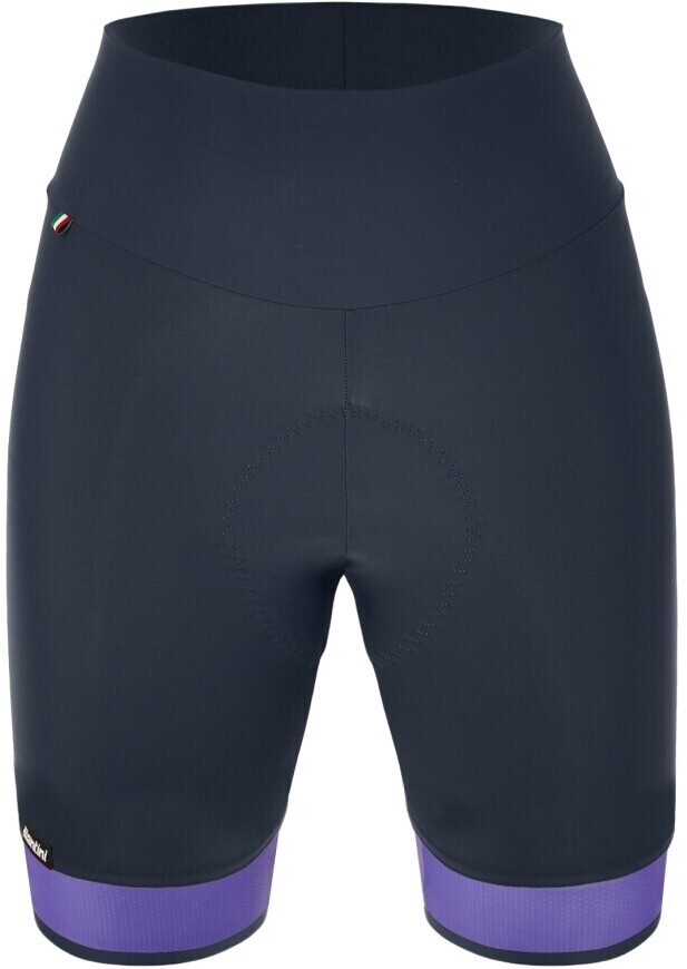 Santini Giada Bengal Bib Shorts Woman Blue