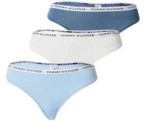Buy Tommy Hilfiger 3-Pack Logo Waistband Thongs (UW0UW02829) vessel blue  white coast from £27.91 (Today) – Best Deals on