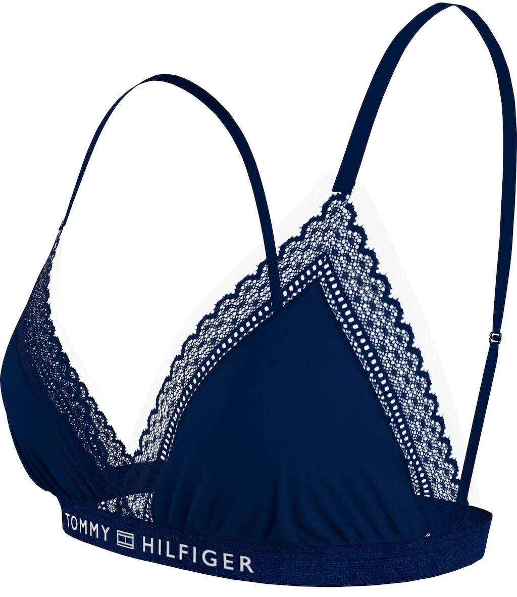 Buy Tommy Hilfiger Lace Unlined Triangle Bra (UW0UW04242) from £18.00  (Today) – Best Deals on