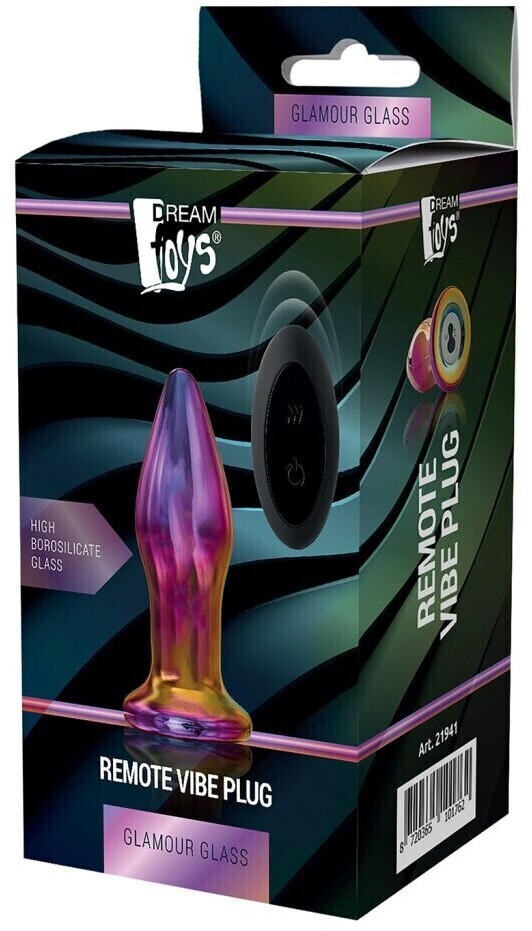Dreamtoys Glamour Glass Remote Vibe Plug