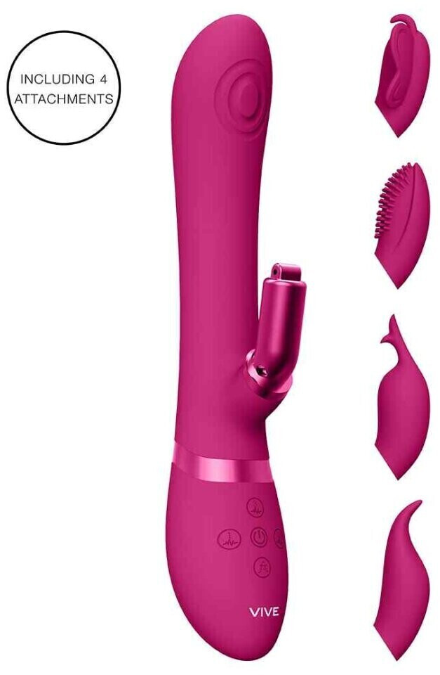 Vive Etsu - Pulse Wave G-Spot Rabbit & Clitoral Stimulator rose