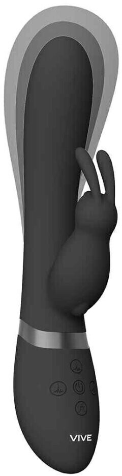 Vive Taka Inflatable & Vibrating Rabbit noir