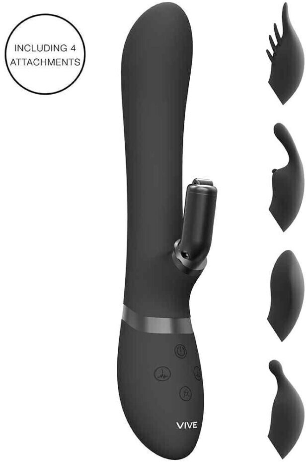 Vive Chou G-Spot Rabbit & Clitoral Stimulator noir
