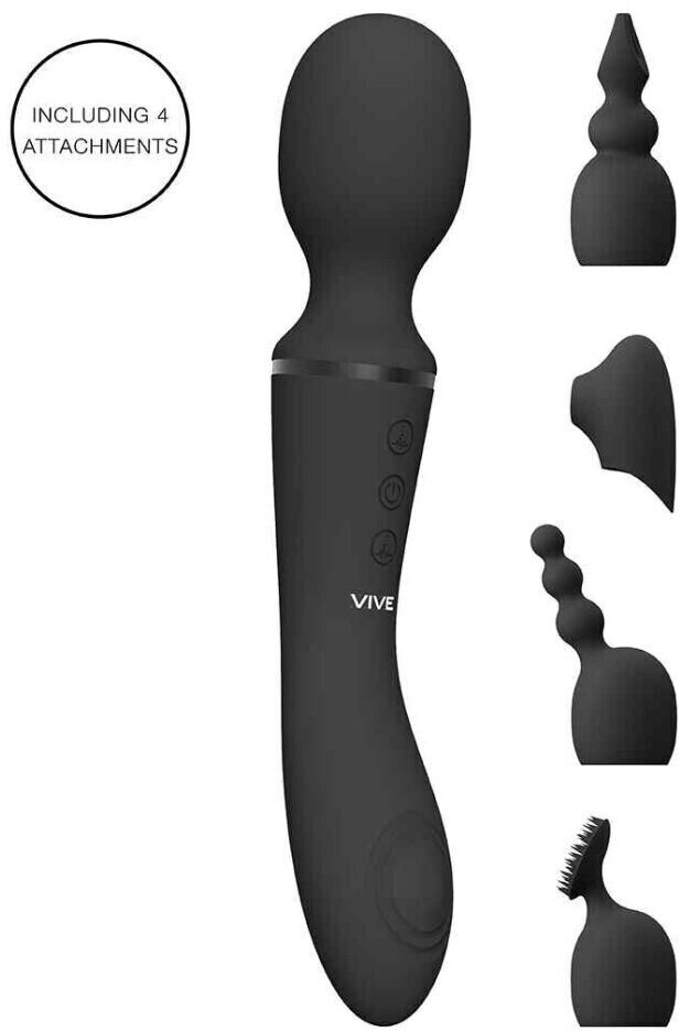 Vive Nami Pulse Wave & Vibrating Wand noir