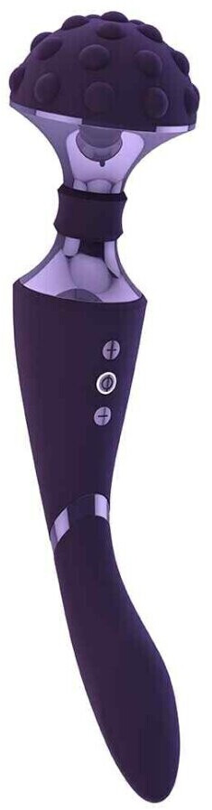 Vive Shiatsu 2- Bendable Massager Wand - violet