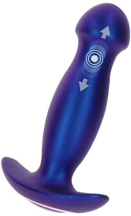 ToyJoy The Wild Magnetic Pulse Vibrating Plug Blue Metallic
