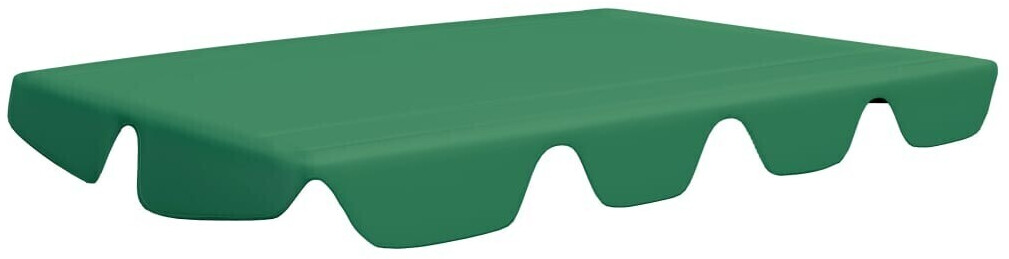 vidaXL Canopy for rocking chair 188/168x110/145 cm green (312088)