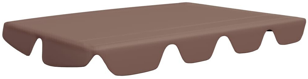 vidaXL Canopy for rocking chair 188/168x110/145 cm brown (312095)