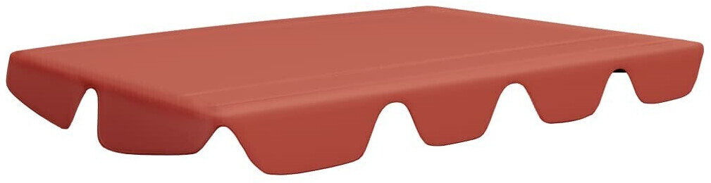 vidaXL Canopy for rocking chair 188/168x110/145 cm terracotta (312087)