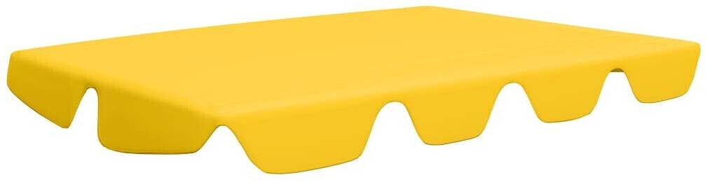 vidaXL Canopy for rocking chair 188/168x110/145 cm yellow (312091)
