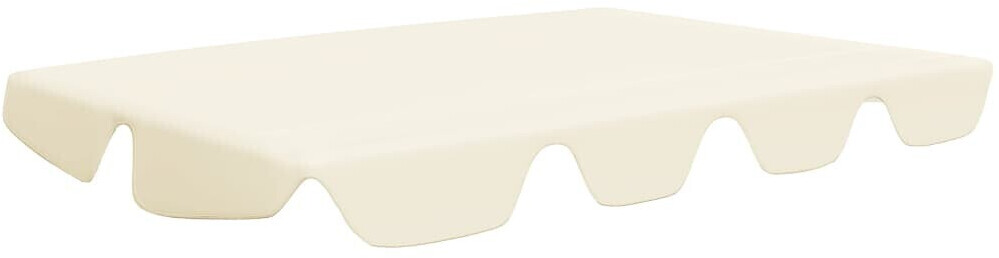 vidaXL Canopy for rocking chair 188/168x110/145 cm cream (312085)