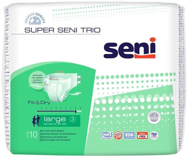 TZMO Super Seni Trio incontinence pants size 2 M (6 x 10 pcs.)