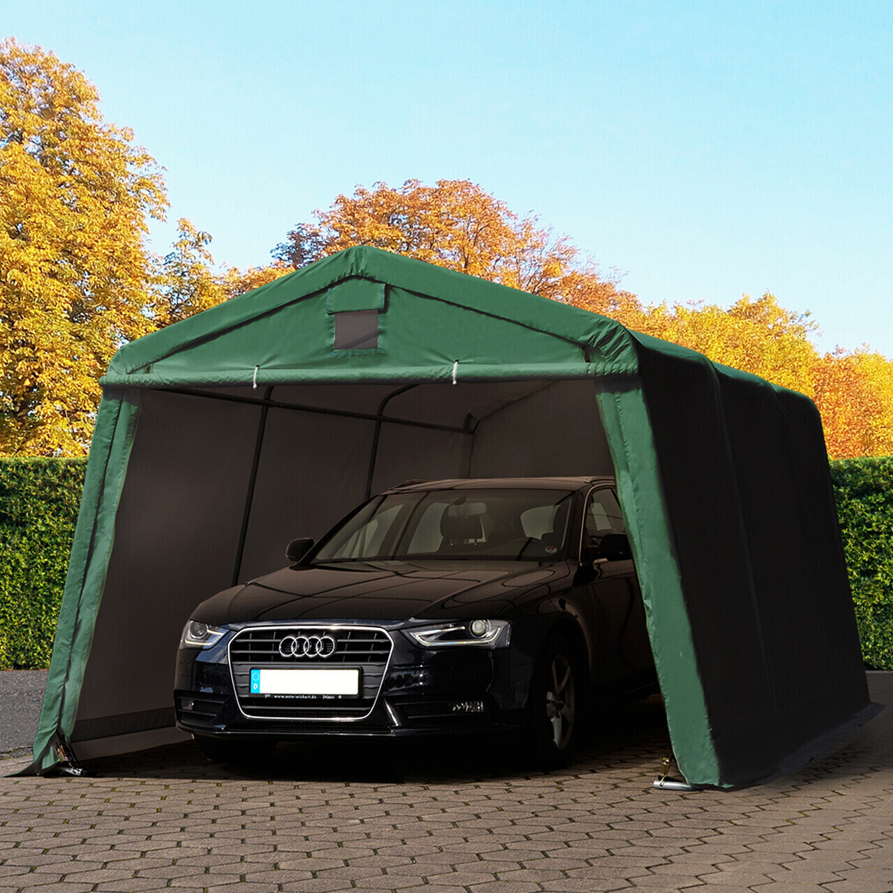Abri/Tente Garage Premium 2,4 x 3,6 m pour Voiture et Bateau