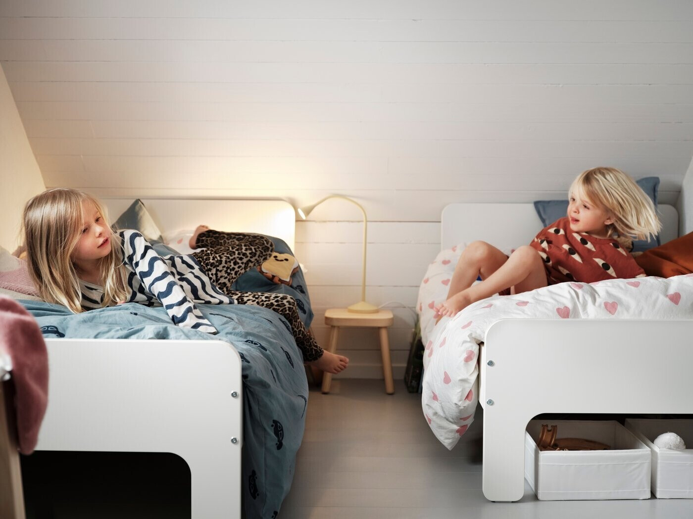 Ikea BARNDRÖM Bettwäsche-Set 2-teilig Herzmuster weiß/rosa ab 24,99 € (Oktober 2026)