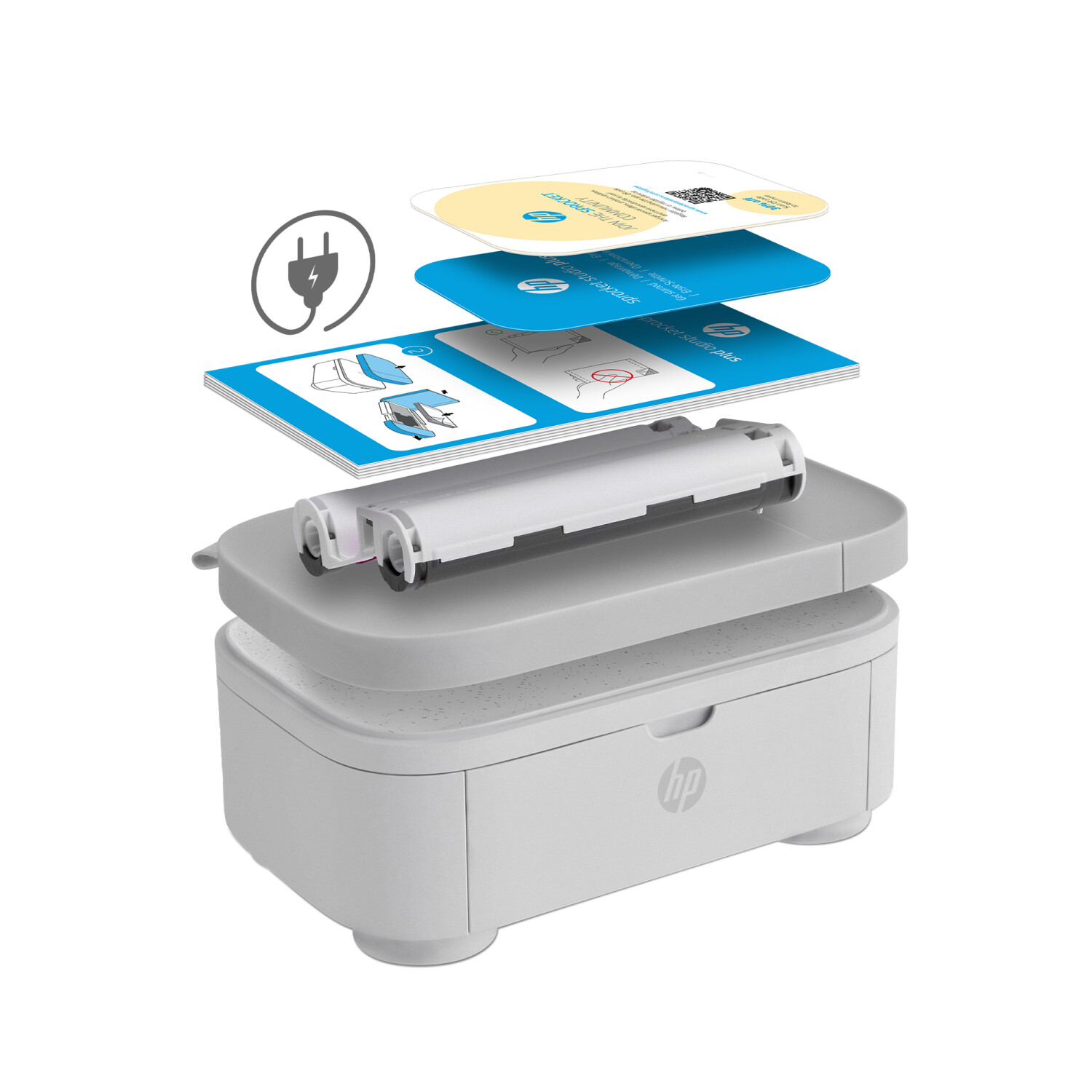 HP Sprocket Imprimante Photo instantanée Portabl…