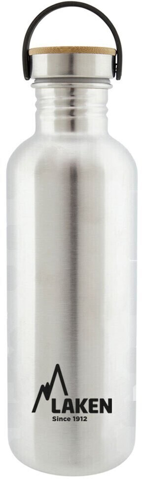 Laken Basic 1l Stainless Steel&bamboo Cap silver (BSB100)