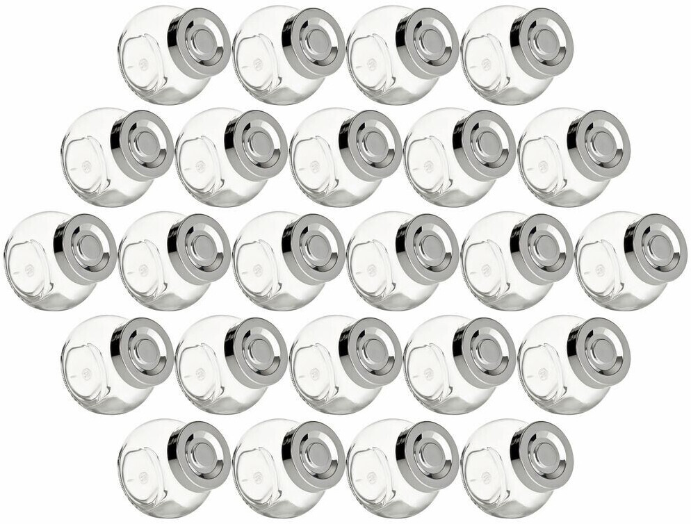 Gouveo 20er Set Glasflaschen 1000ml - Mit Schraubdeckel Für Saft & Getränke