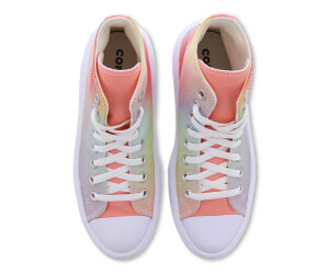 Converse all star low hot sale trainers egret white rainbow