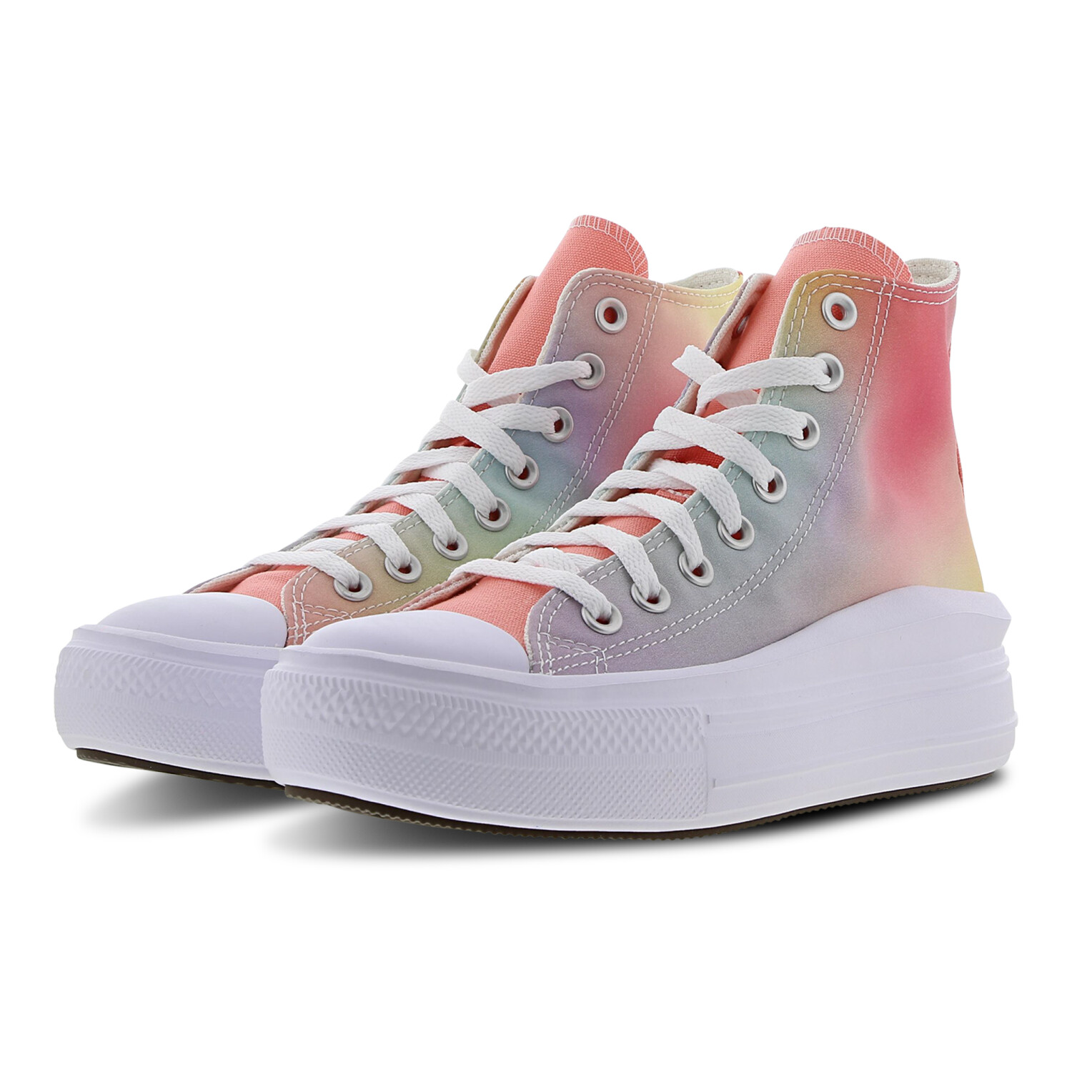Converse all star low trainers egret white rainbow sale