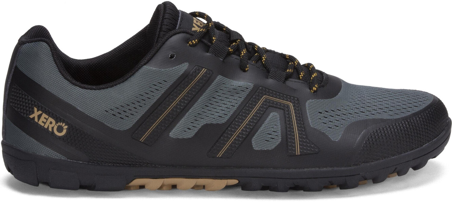 Chaussures Trail Running Xero Shoes Mesa II - EU 43 - Minimalistes Zéro Drop Pour Homme - Fallen Rock/Black