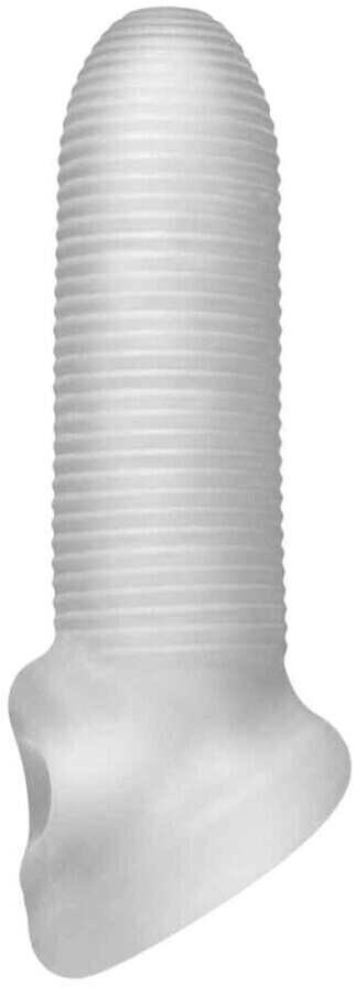 Perfect Fit Fat Boy Micro Ribbed Sheath 5,5 Inch clear