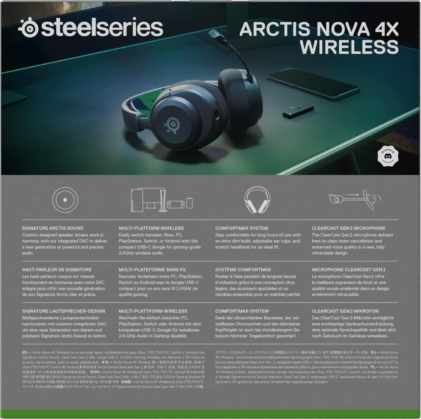 Arctis Nova, Casques audio de gaming