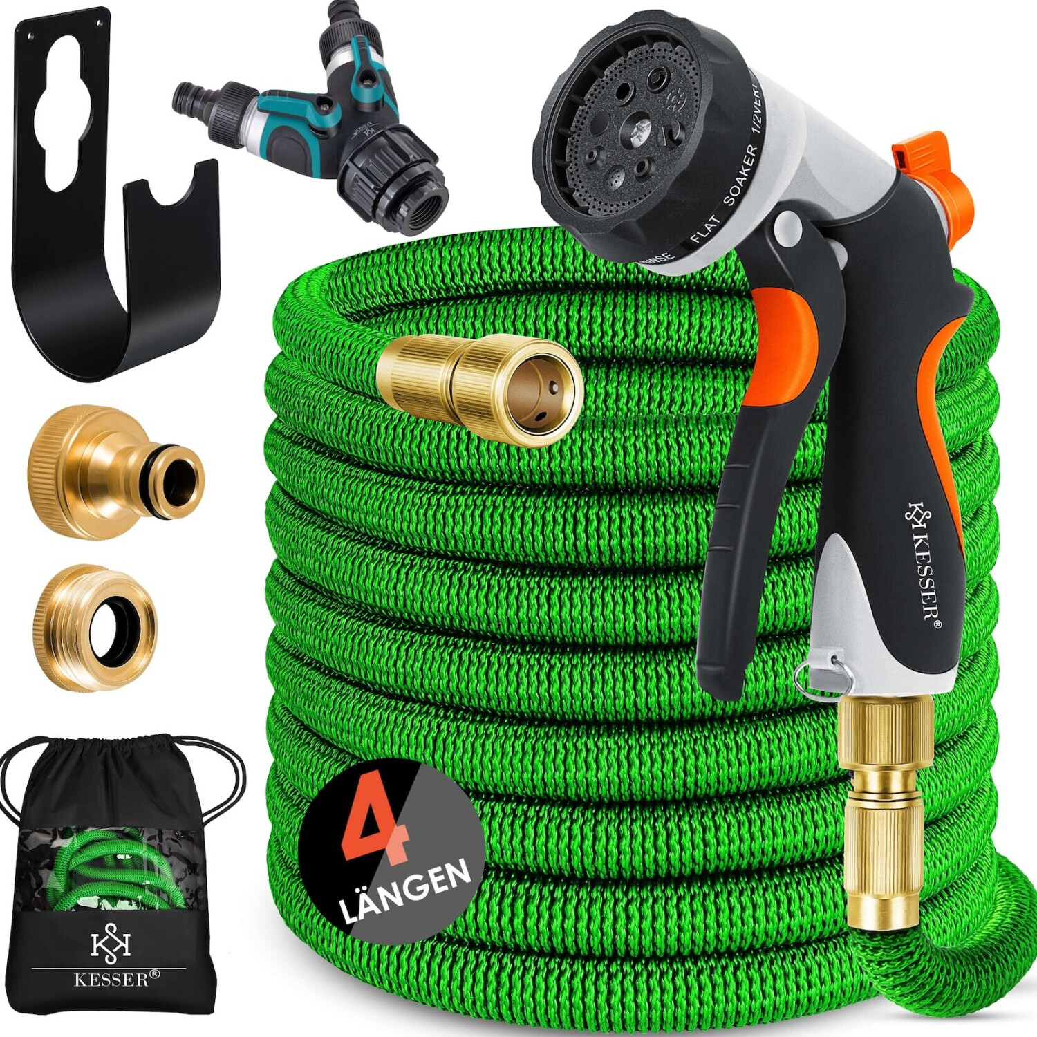 Kesser Premium flexibler Gartenschlauch 30 m grün ab 59,80