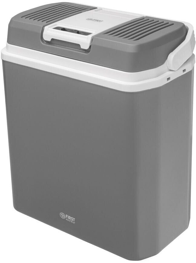 TZS First Austria elektrische tragbare Kühlbox Wärmebox Minikühlschrank 24  Liter grau