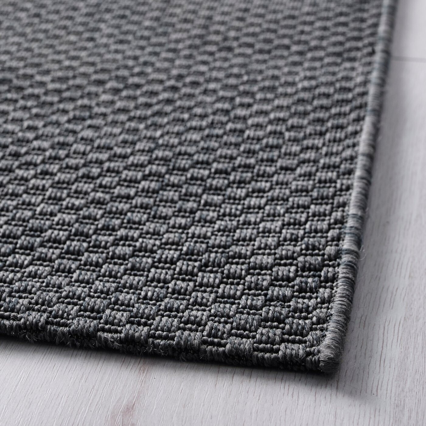 Ikea MORUM Teppich flach gewebt, drinnen/drau dunkelgrau 160x230 cm ab 69,99 € (Oktober 2026)