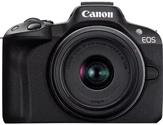 Canon EOS R50 Kit 18-45mm + 55-210mm + batterie + chargeur noir