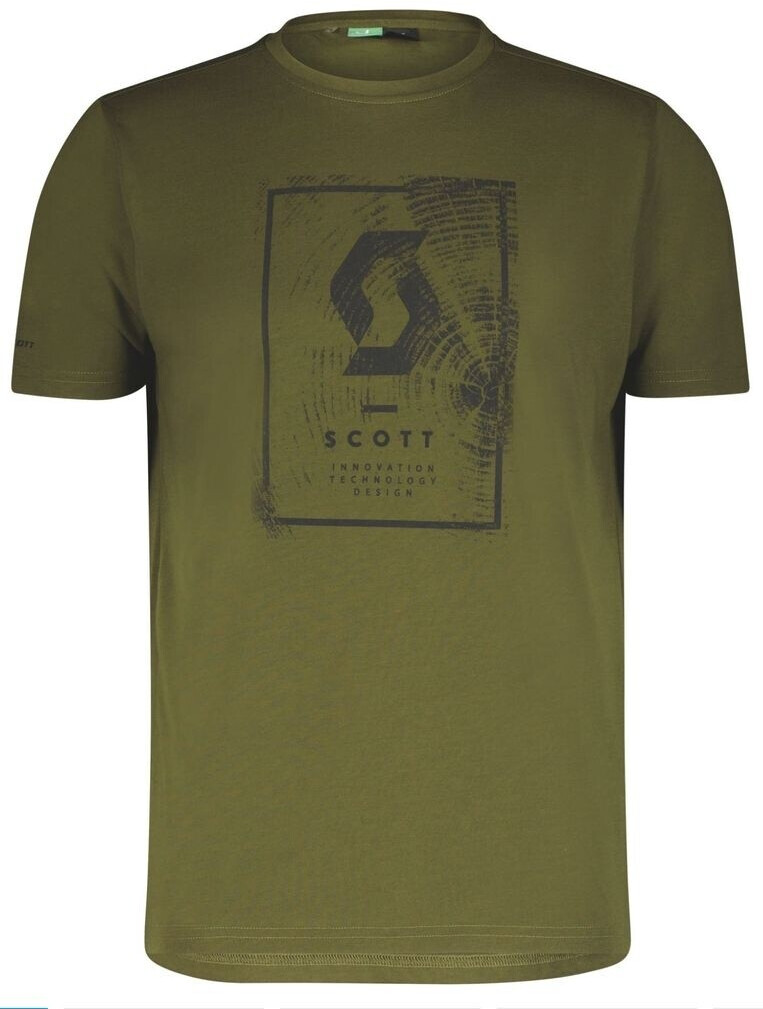 Scott Defined Dri Short-Sleeve Men's Shirt (403184) fir green