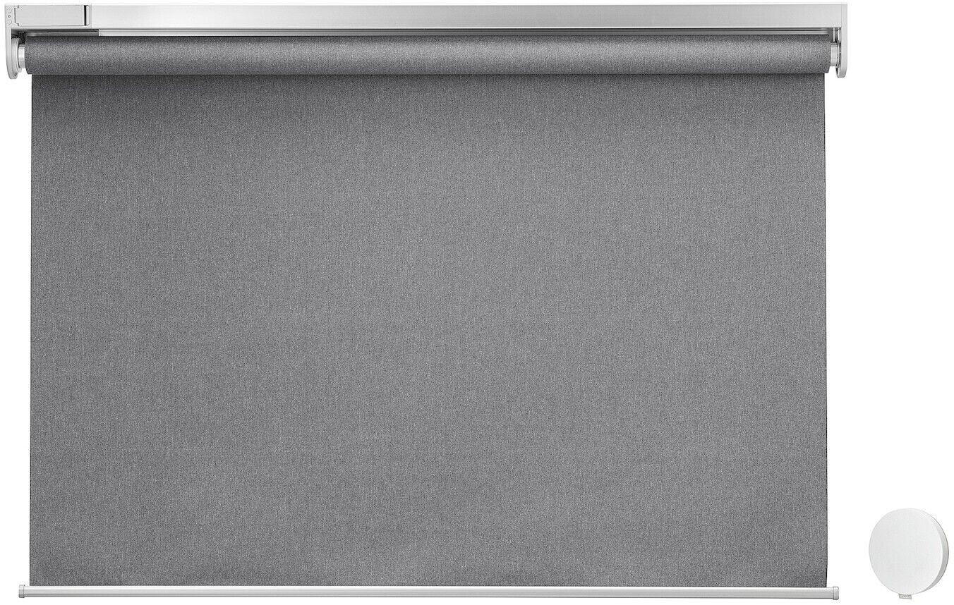 Ikea FYRTUR Rollo mit HubSet, verdunkelnd grau 120x195 cm ab 208,99