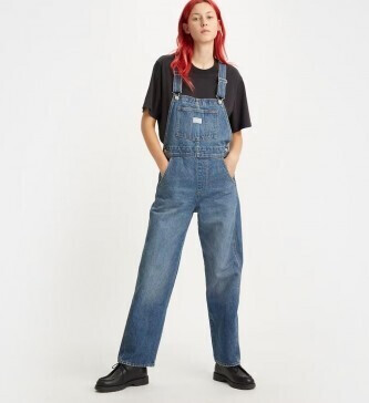 Levi's Vintage Overall (85315) medium indigo worn in