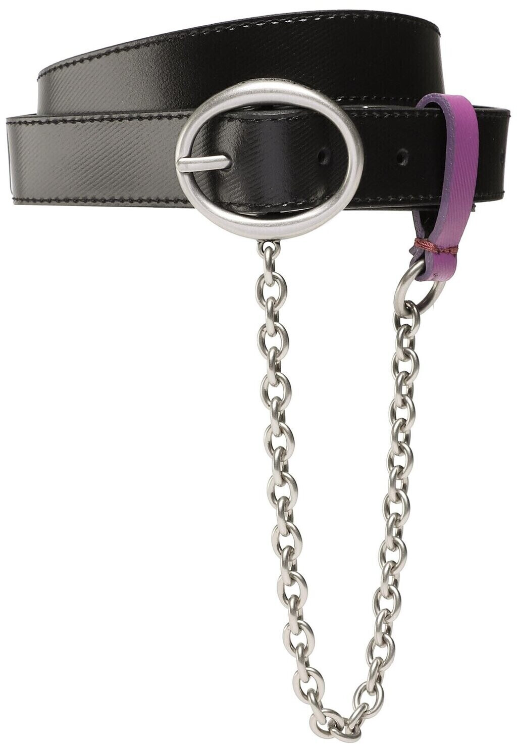 Calvin Klein Round Classic Belt Chain 25 mm K60K610360 black