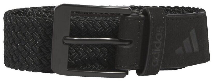 Photos - Belt Adidas Braided Stretch  black  (HS5560)
