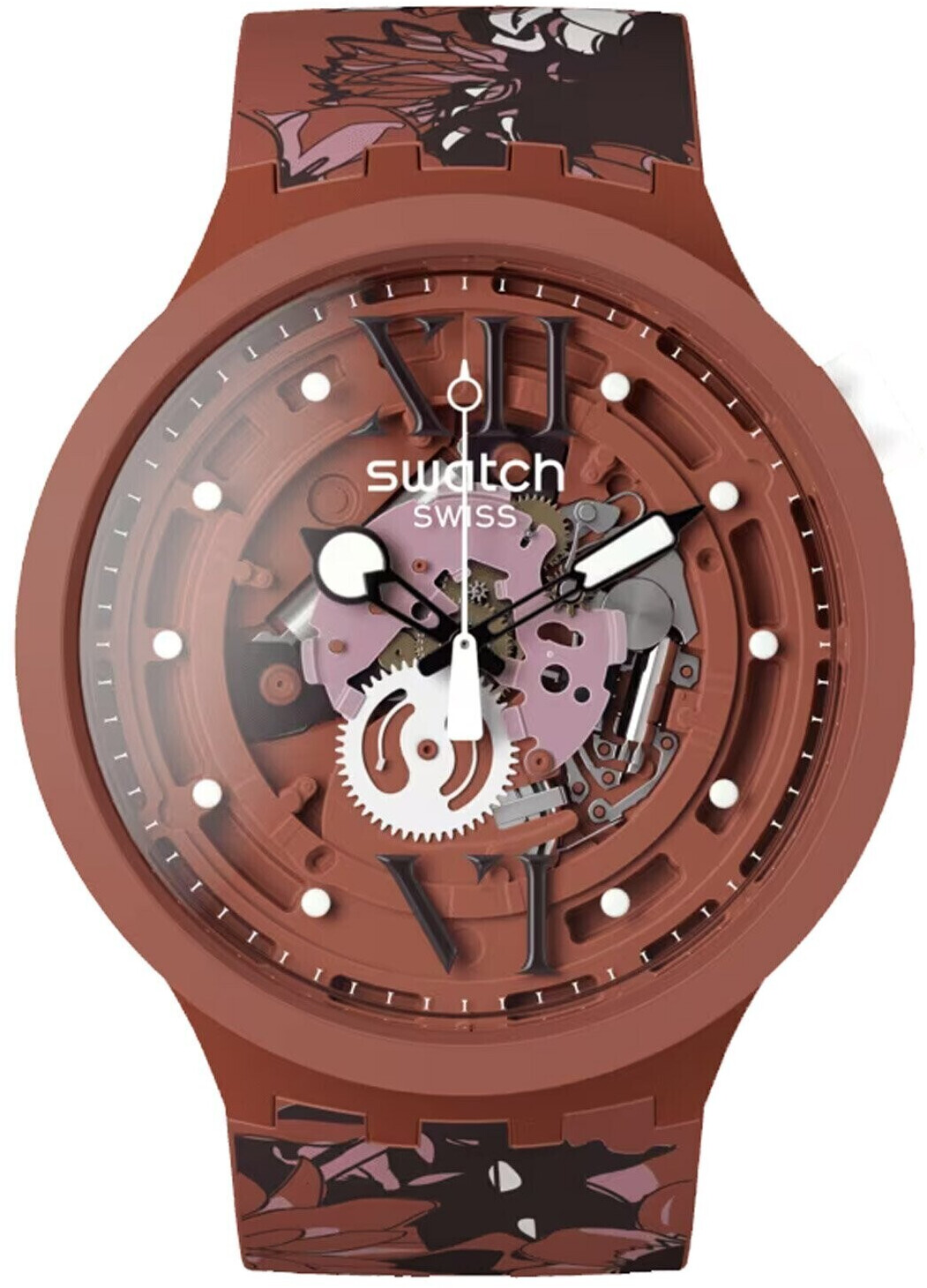 Photos - Wrist Watch SWATCH Camoflower Cotton  (SB05C100)
