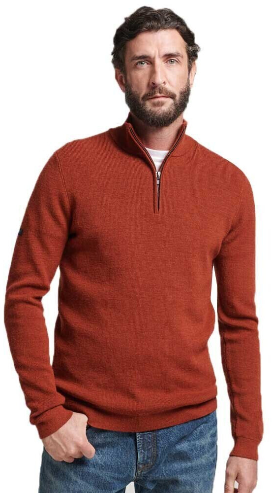 Superdry Studios Merino Henley Sweater (M6110515A) brown