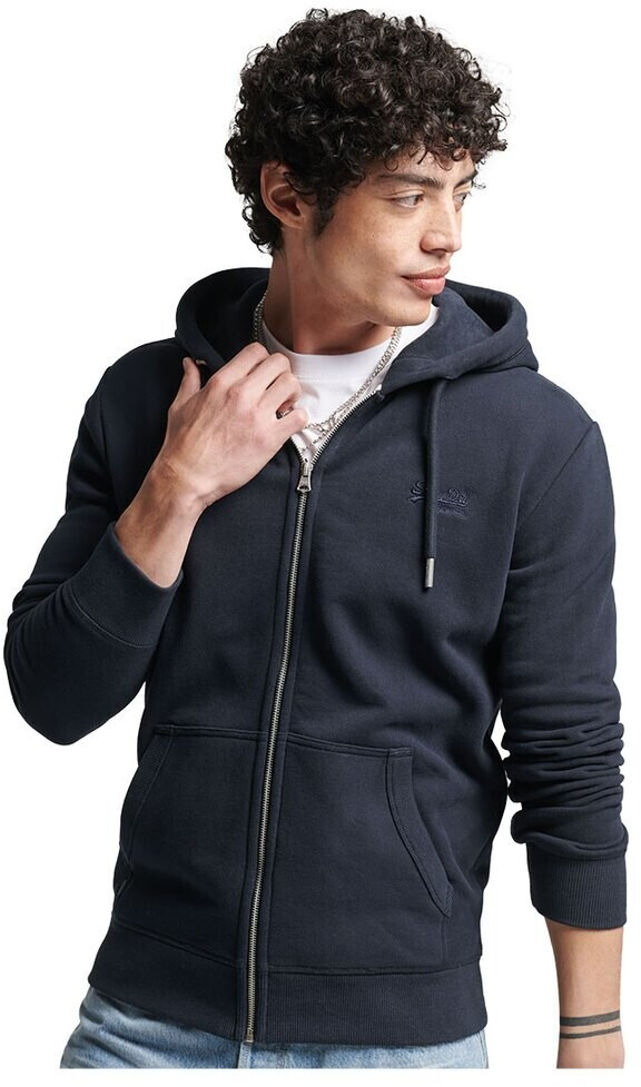 Superdry Vintage Logo Emb Hood Sweatshirt with full-length zip (M2012400A)