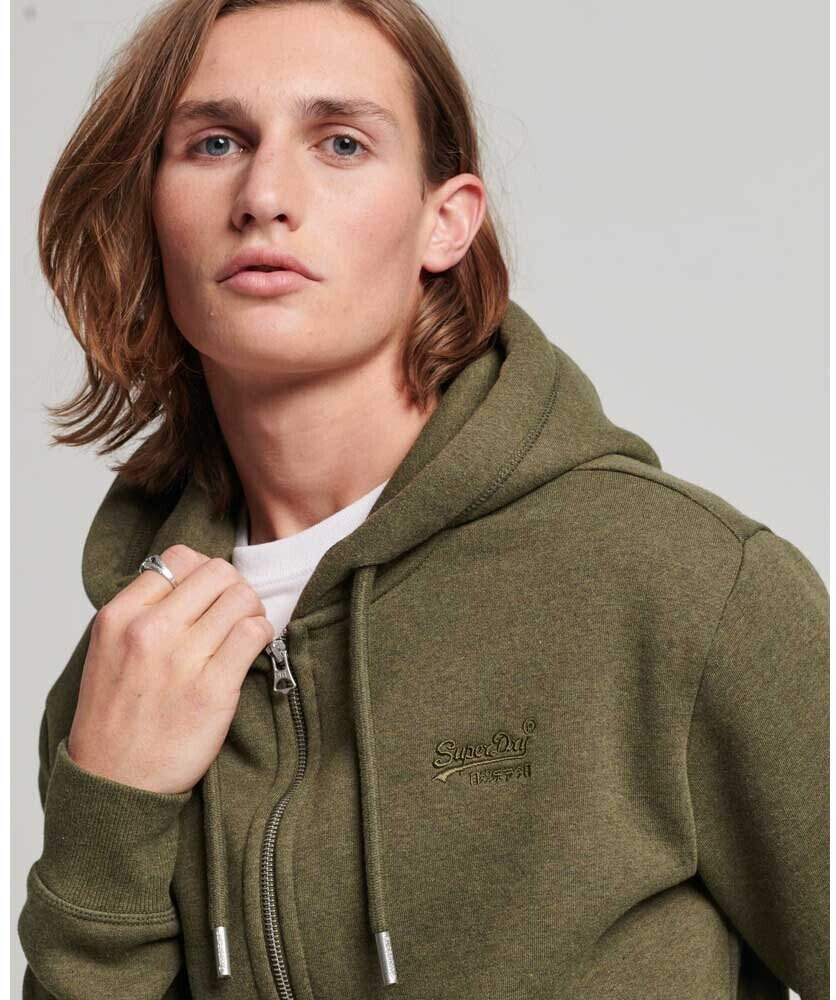 Superdry Vintage Logo Embroidered Full Zip Sweatshirt (M2012927A 