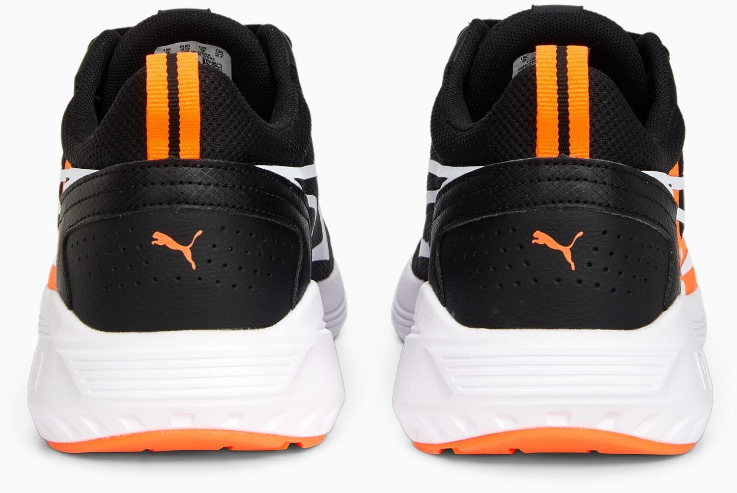 Black and orange puma shoes outlet
